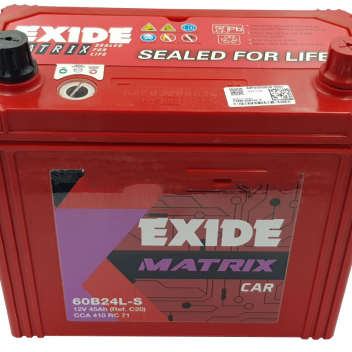Bình ắc quy EXIDE 60B24LS (12V-45AH)