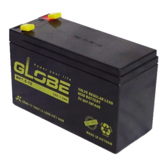 BÌNH ẮC QUY GLOBE 12V-7.5AH